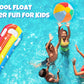 4 Pcs Pool Floats for Kids Inflatable Swimming Rings Fruit Pool Float Beach Ball Summer Beach Water Float Party Toys for Kids