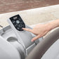 SaluSpa Napa AirJet 2 to 7 Person Inflatable Hot Tub Round Portable Outdoor Spa with 180 Soothing Jets with Cover, Gray - PoolGearX
