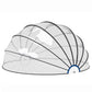 pool dome cover 15f sun dome for pool outdoor above ground swimming pool dome cover - PoolGearX