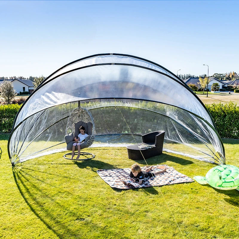 pool dome cover 15f sun dome for pool outdoor above ground swimming pool dome cover - PoolGearX