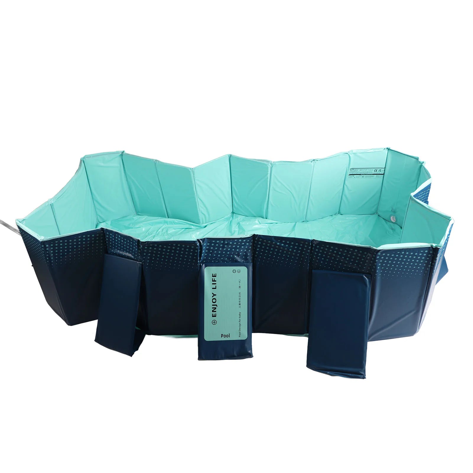 Foldable Swimming Pool Folding Oversize Bath Pool Inflation Free for Home Outdoor 2.6m / 8.53ft - PoolGearX