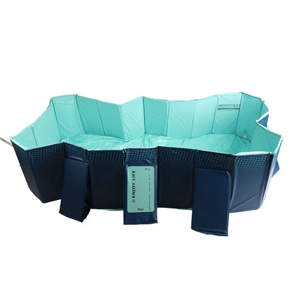 Foldable Swimming Pool Folding Oversize Bath Pool Inflation Free for Home Outdoor 2.6m / 8.53ft - PoolGearX