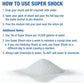 Super Pool Shock De-Chlorinator 24 X 1 Lb Bags Pool Water Treatment Chemicals for Pools Spas - PoolGearX