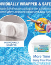 Stabilised 3 Inch Chlorine Tablets for Pool Disinfection - Individually Wrapped, Slow Dissolving - 90% Usable Chlorine - 40 lb D - PoolGearX