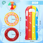 4 Pcs Pool Floats for Kids Inflatable Swimming Rings Fruit Pool Float Beach Ball Summer Beach Water Float Party Toys for Kids