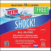 Super Shock Treatment Swimming Pool Chlorine Cleaner, 1 lb (Pack of 15) - PoolGearX