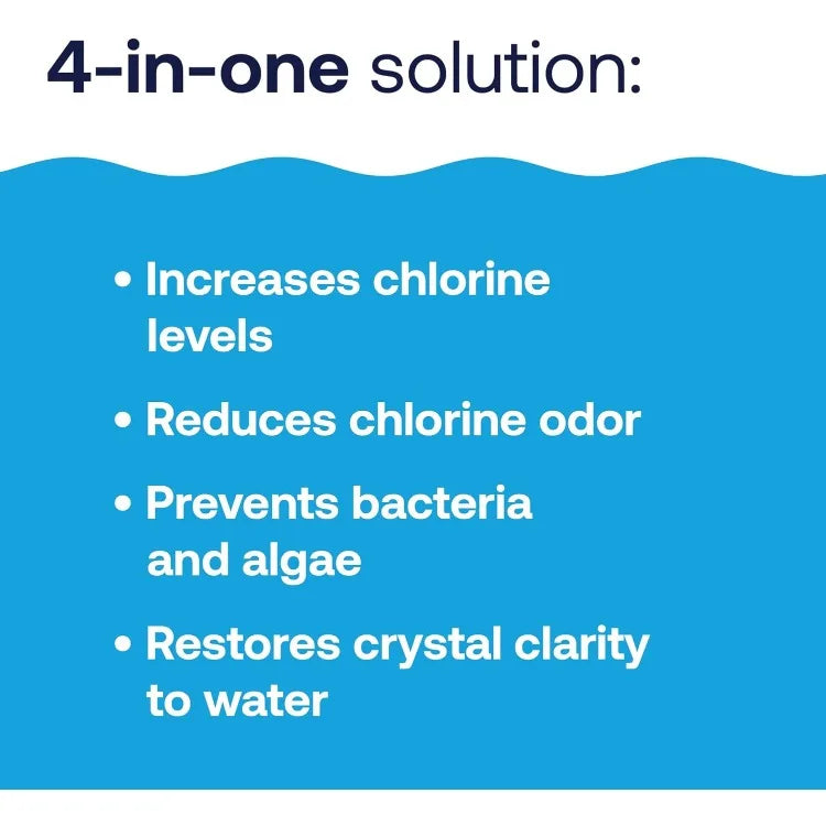 HTH 52037R Pool Care Shock Advanced, Swimming Pool Chemical - Cal Hypo Formula, Prevents Bacteria & Algae, Restores Crystal Clea - PoolGearX