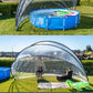 pool dome cover 15f sun dome for pool outdoor above ground swimming pool dome cover - PoolGearX