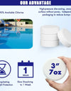 Stabilised 3 Inch Chlorine Tablets for Pool Disinfection - Individually Wrapped, Slow Dissolving - 90% Usable Chlorine - 40 lb D - PoolGearX