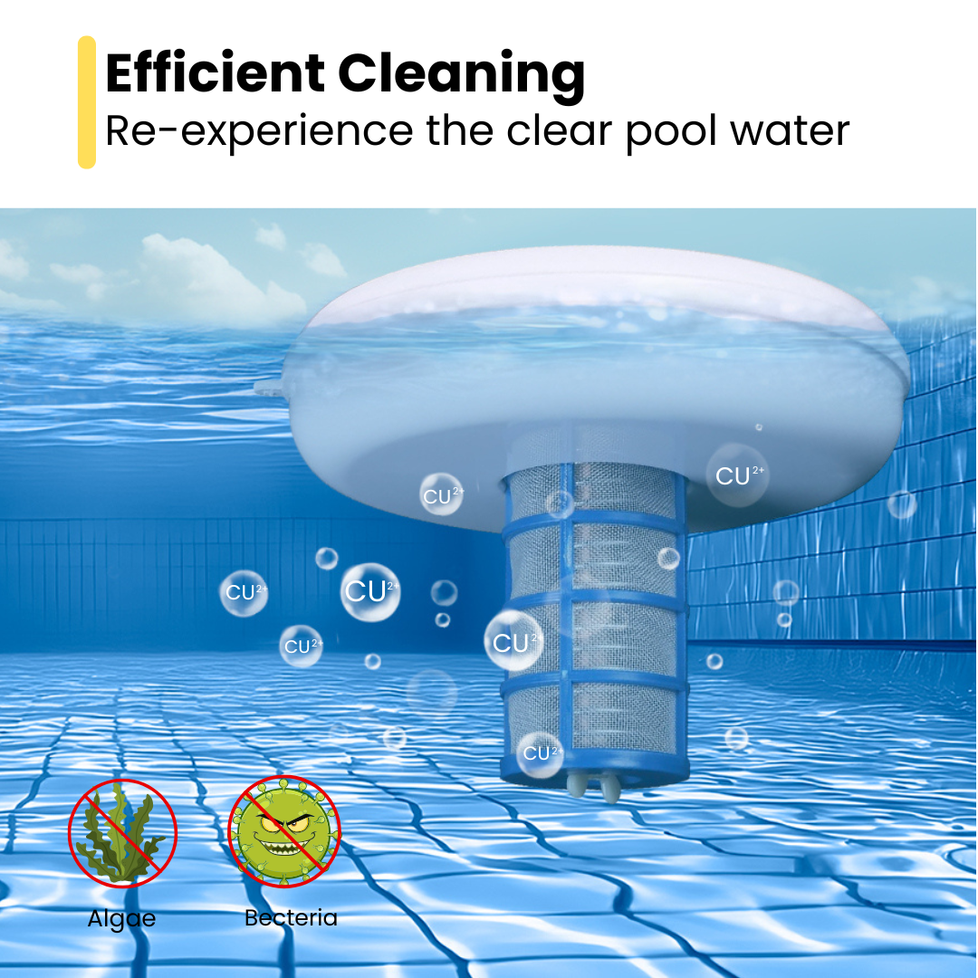 Chlorine-Free Pool Cleaning with Solar Copper Ionizer Safe, Effective, and Eco-Friendly