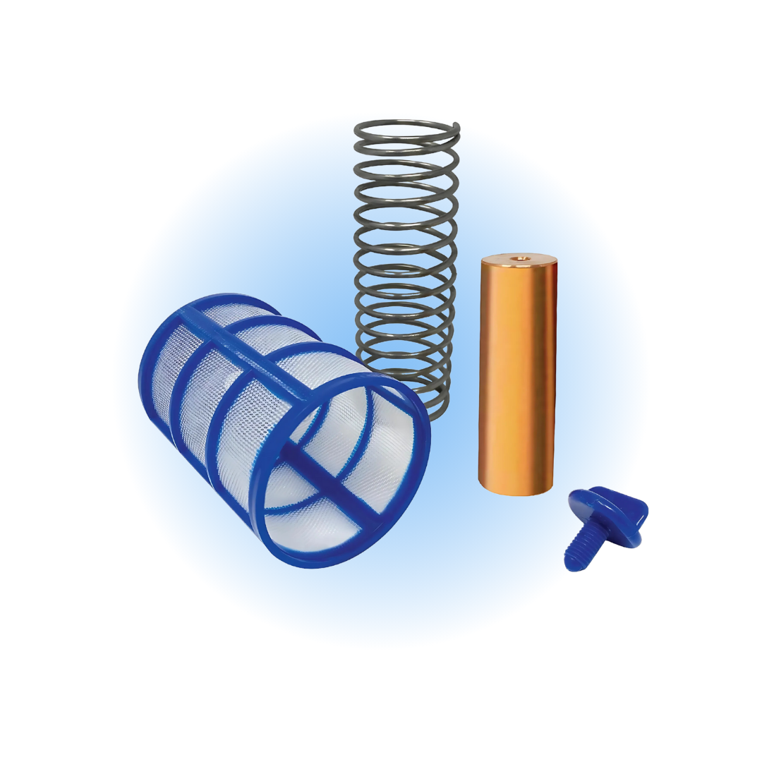 Solar Pool Ionizer Parts Replacement Kit Copper Anode Spring Basket Screen Solar Powered Copper-Ion Pool Ionizer