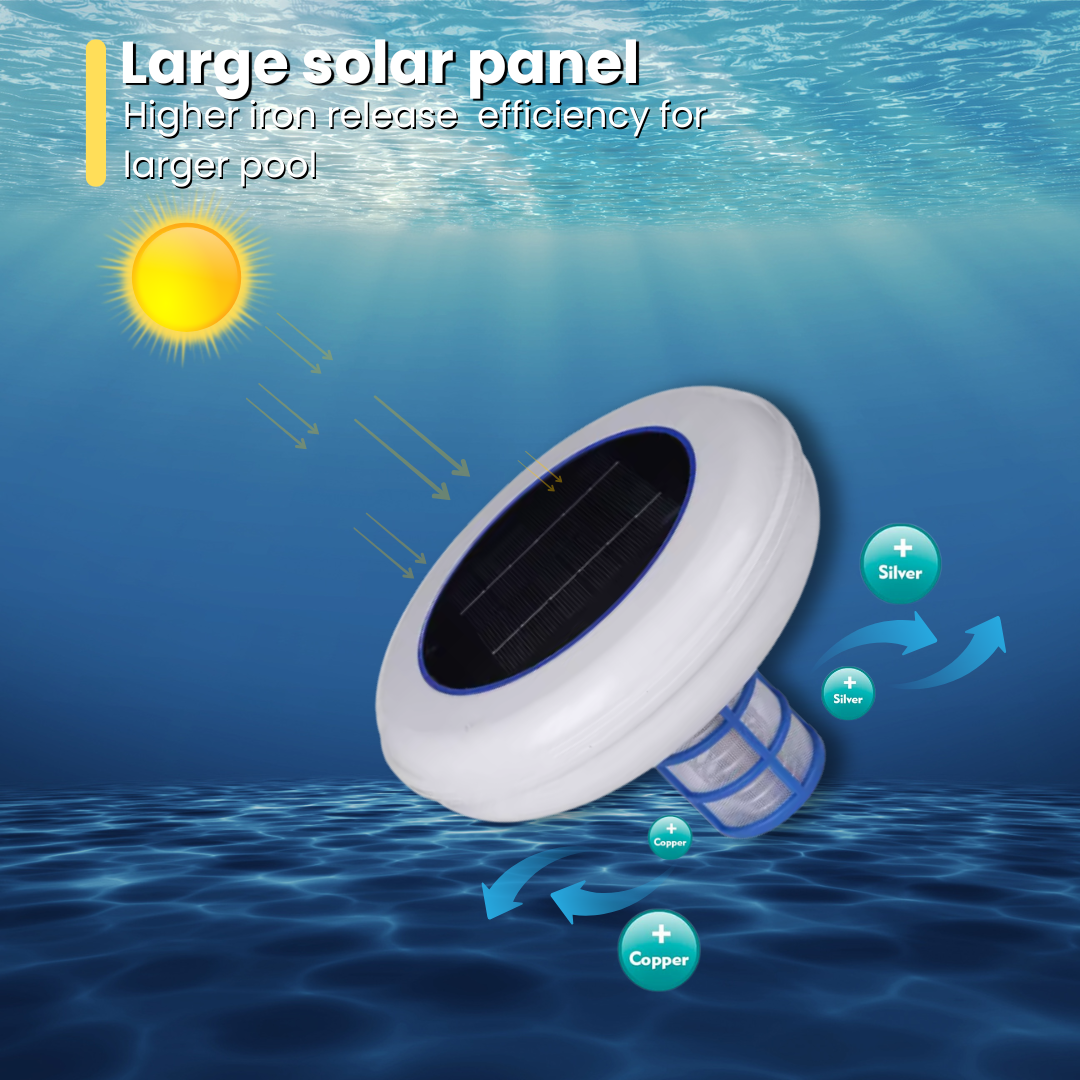 Chlorine-Free Pool Cleaning with Solar Copper Ionizer Safe, Effective, and Eco-Friendly
